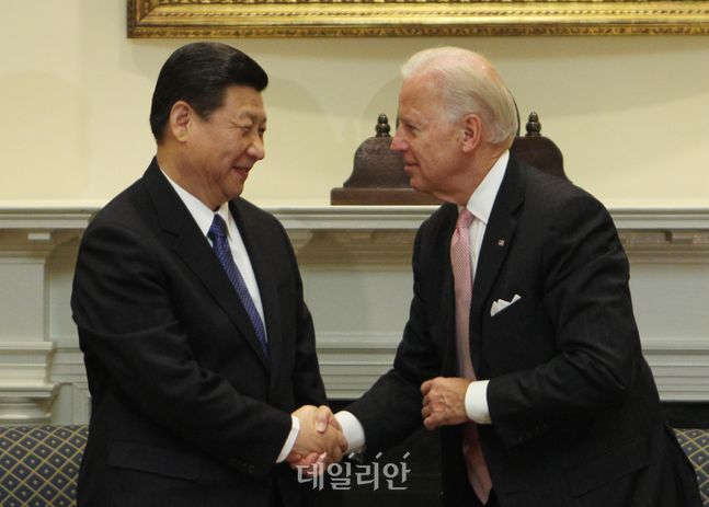 조 바이든 미국 대통령과 시진핑 중국 국가주석(자료사진) ⓒ신화/뉴시스