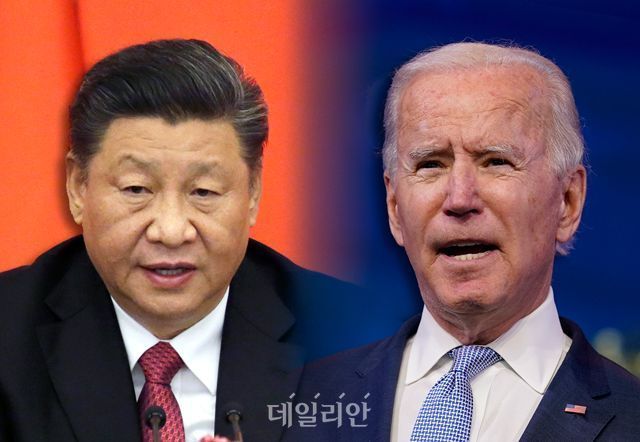 조 바이든 미국 대통령과 시진핑 중국 국가주석(자료사진) ⓒ뉴시스