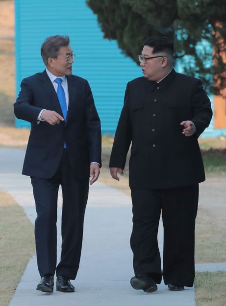 문재인 대통령과 김정은 북한 국무위원장 ⓒ뉴시스