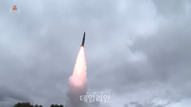 과거 북한의 탄도미사일이 발사되는 모습 ⓒ조선중앙TV