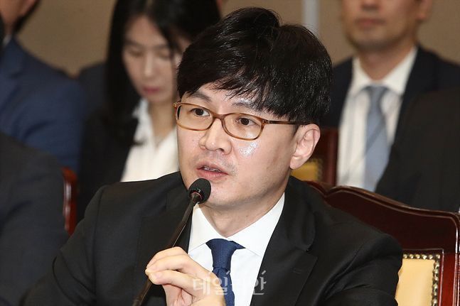 한동훈 검사장이 지난 2019년 국회 국정감사에서 발언하고있다. ⓒ데일리안 홍금표 기자