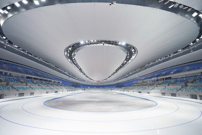 2022 베이징동계올림픽이 100일 앞으로 다가왔다. ⓒ Xinhua=뉴시스
