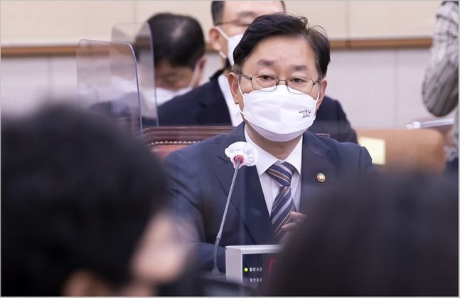 박범계 법무부 장관 (공동취재사진) ⓒ데일리안 박항구 기자