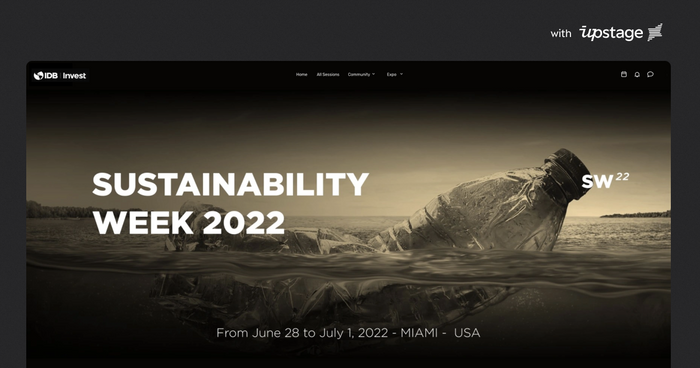 업스테이지 '지속가능성 주간 2022' 행사 포스터.ⓒ업스테이지