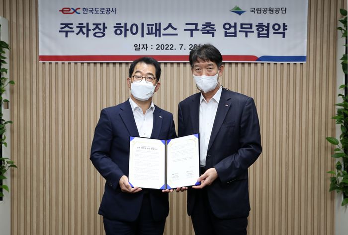 한국도로공사가 국립공원공단과 지난 20일 