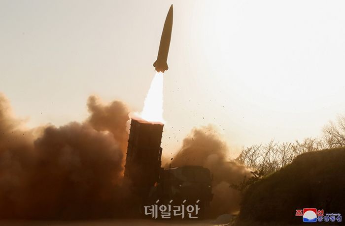 북한의 미사일 발사 장면(자료사진) ⓒ조선중앙통신