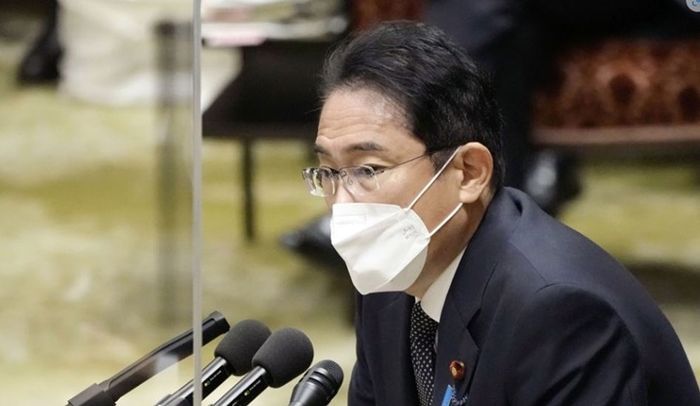 기시다 후미오 일본 총리가 지난 10월 17일 도쿄에서 열린 일본 중의원(하원) 예산위원회에서 발언하고 있다. ⓒ AP/연합뉴스