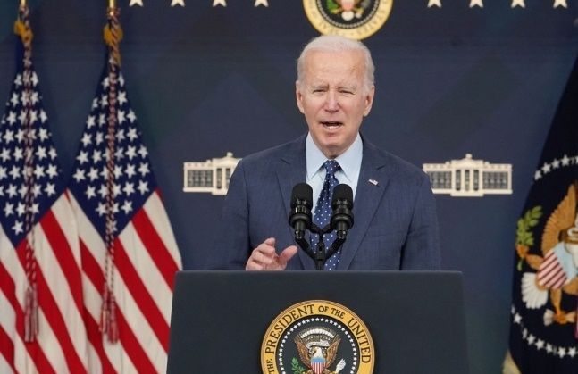 조 바이든 미국 대통령이 지난 16일 백악관에서 중국 정찰풍선 파문에 대한 미국 입장을 설명하고 있다. ⓒ 연합뉴스