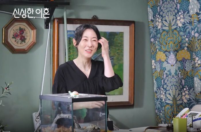 라면집 주인 할머니 막내딸, 강말금의 미소 ⓒ이하 JTBC 드라마 홈페이지 '현장스케치' 영상 화면 갈무리
