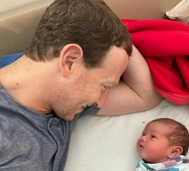 마크 저커버그 메타 최고경영자(CEO)가 세 번째 딸을 출산했다.ⓒ저커버그 인스타그램 갈무리