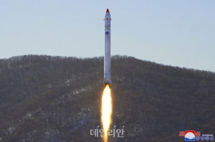 북한의 발사체 발사 장면(자료사진).ⓒ조선중앙통신