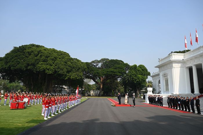 인도네시아 자카르타 대통령궁.(공동취재)ⓒ뉴시스