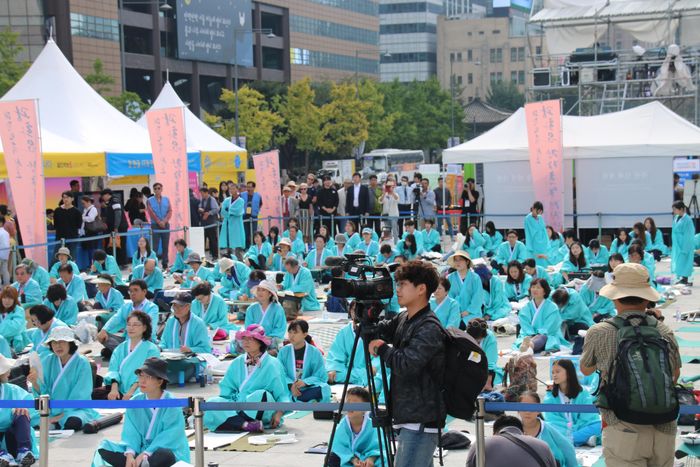 한글날 578주년 기념 ‘광화문광장 휘호대회’ 개최