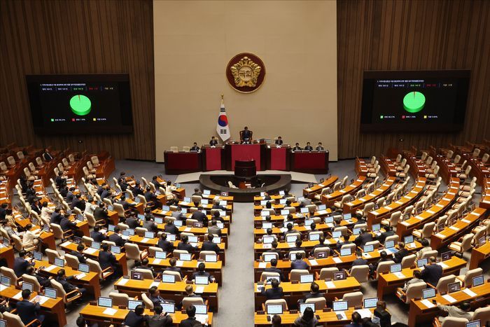 [속보] 尹 거부권 행사로 재표결된 '쌍특검법'·'지역화폐법' 부결로 최종 폐기