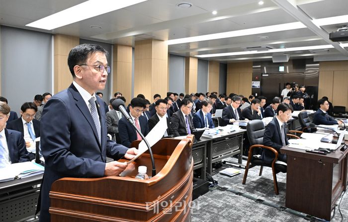 최상목 “자유방임 3無 경제정책 아냐…정부는 뒷받침 역할” [2024 국감]