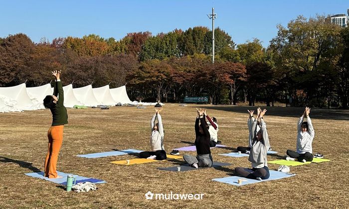 뮬라웨어, 임직원 대상 '요가 데이' 원데이 클래스 실시