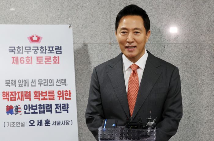 오세훈, '명태균 음해'에 자신만만…"소환 굉장히 기다리고 있다"