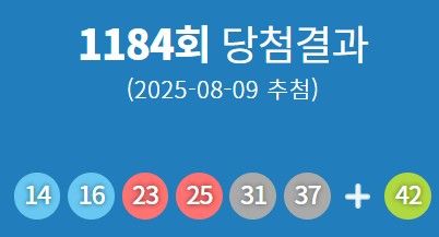 로또 추첨 장면