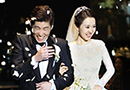 박지성 김민지 결혼사진…에브라 플라워 세리머니 참여