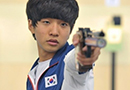‘김청용, 막내의 힘’ 남자 10m 공기권총 단체전 금메달