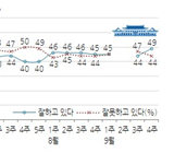박 대통령 지지율 49%... '세월호 참사' 이후 최고치