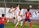 살 떨리던 공방전, 북한 전투축구마저 무장해제