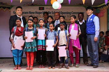 현대엔지니어링, 방글라데시에 중학교 증축 건립 기증