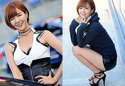 레이싱 모델 한혜은, 가을 품은 서킷의 미소천사