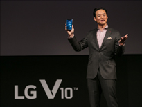 LG전자, 미국서 스마트폰 'LG V10' 공개