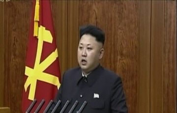 북한 김정은, 예년보다 늦은 낮 12시30분 신년사 발표