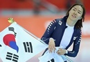 이상화 금의환향 “부담 컸으나 금메달 되찾아 기뻐”