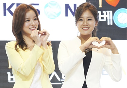 오효주-이향 아나운서 “야구 여신은 아닙니다. 그러나…”
