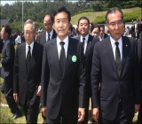 김포공항서 침묵한 손학규, 이유는?