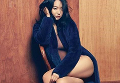 신민아 누드 화보? 그림자로 살짝 