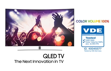 삼성전자 QLED TV, '컬러볼륨 100%' 검증 