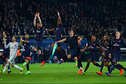 바르셀로나 탈락 100% 법칙, PSG도 내리쬐나