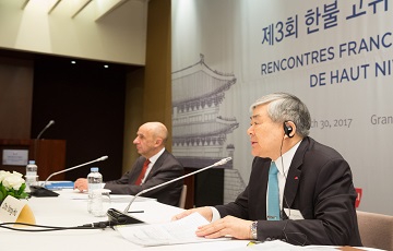 조양호 한진그룹 회장, 한·프랑스 경제 현안 논의