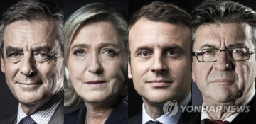 프랑스 대선, 23일 1차 투표 진행…1·2위 격차 한 자릿수