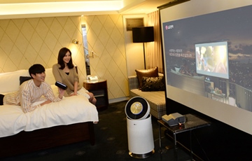 LG전자, 인기 제품 호텔 객실서 체험 기회 제공