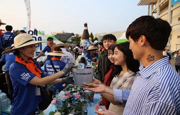 하이트진로, 전주 가맥축제 당일 생산 맥주 7만병 완판 