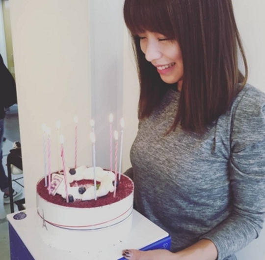 '꽃피어라 달순아' 홍아름, 케이크 앞에서 행복미소 눈길