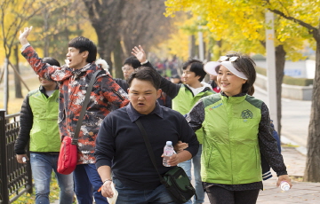 코오롱사회봉사단, ‘꿈을 향한 삼남길 트레킹’ 진행