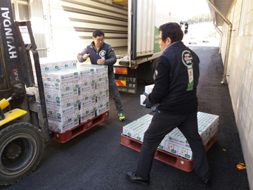 서울우유협동조합, 포항 지진 피해 지역에 우유 2만6000개 지원