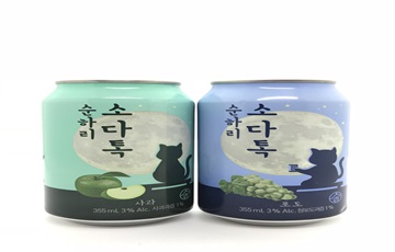 롯데주류, '순하리 소다톡' 패키지 리뉴얼