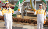 평창올림픽 성화, 제천 화재 희생자 추모 후 봉송