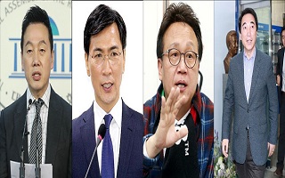 미투 연루 與 안희정·민병두·박수현·정봉주, 4인 4색 대처법