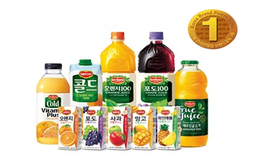 델몬트주스, 20년 연속 '한국산업의 브랜드파워' 주스부문 1위 선정