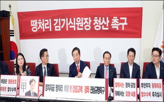 김성태 “김기식, 한달새 연구용역에 8000만원 지출…횡령 가능성” 