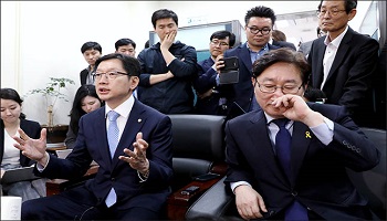 '드루킹 불똥' 지방선거로 번지나…여권 '불길차단' 총력