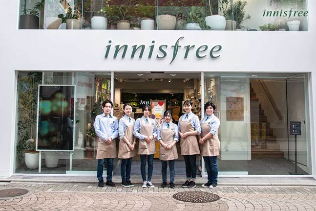 이니스프리, 일본 2호 매장 '하라주쿠 다케시타점' 오픈